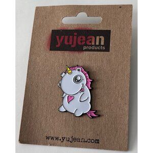 Cute Chubby Unicorn Enamel Pin By Yujean